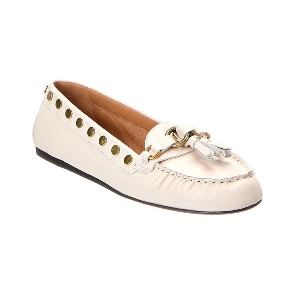 Isabel Marant Faxel Leather Loafer, Grey